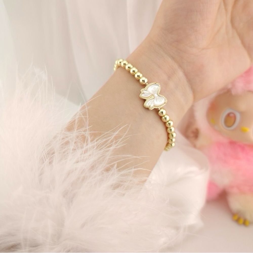 Kendra Scott Haley Bow Gold Stretch Bracelet